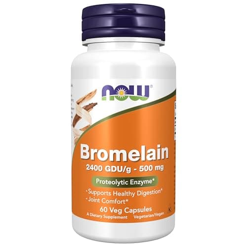 Bromelain supplement bottle