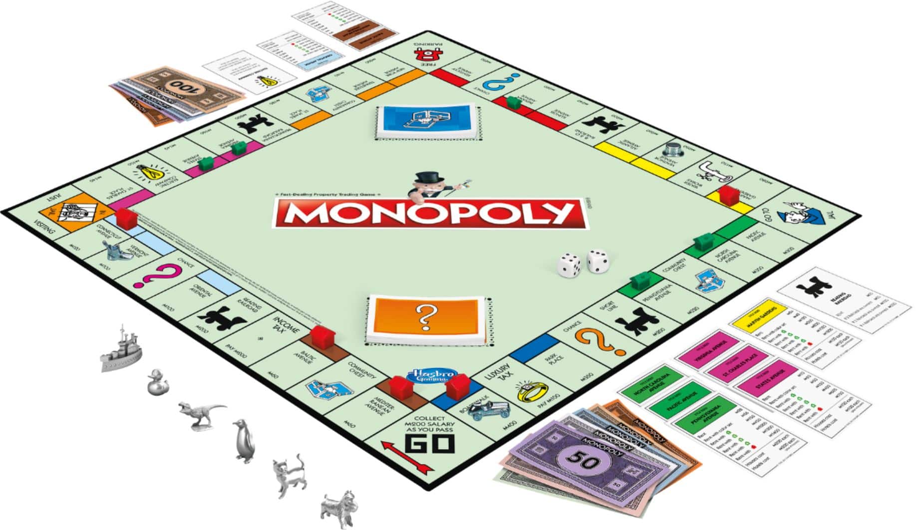 Monopoly Classic board game, Hasbro C1009